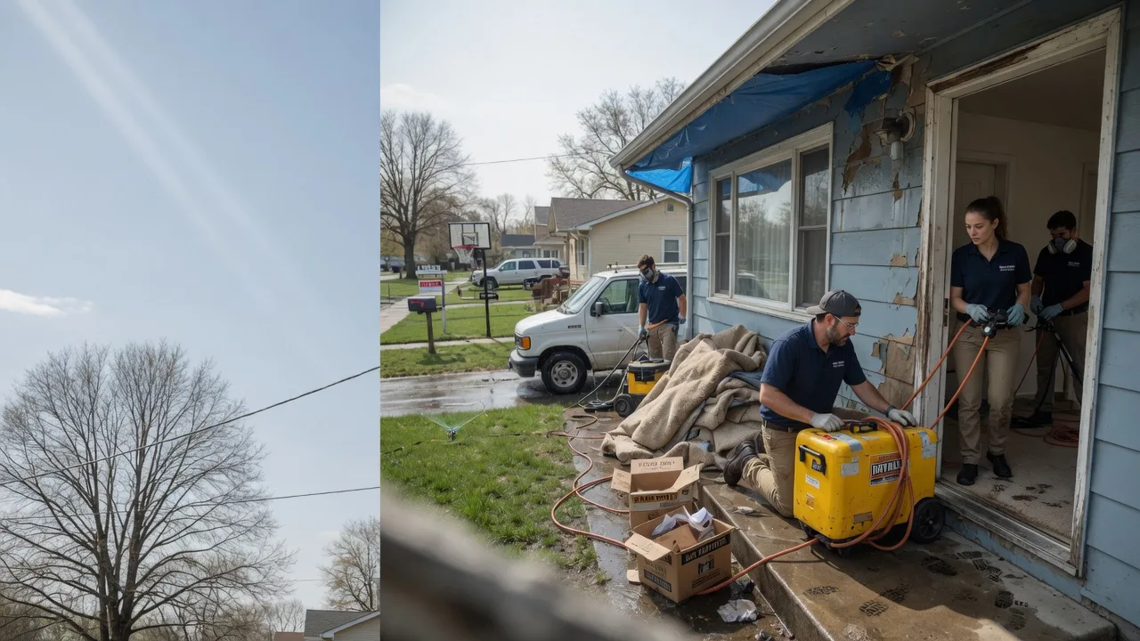Basement Flood Cleanup in Canal Winchester, OH near me